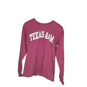 Gildam size men's med long sleeve Texas A & M shirt